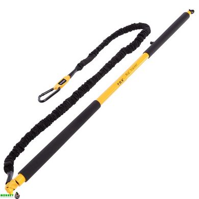 Палка-тренажер Resistance Bar з амортизатором TRX SP-Sport FI-3728-07 черный-желтый
