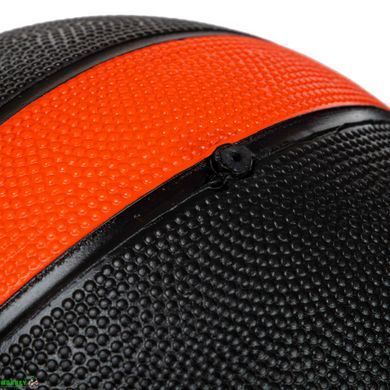 М'яч медичний медбол Zelart Medicine Ball FI-5122-3 3кг чорний-червоний