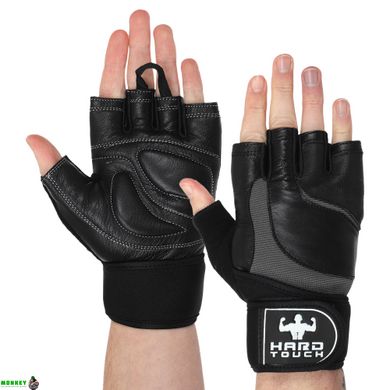 Перчатки спортивные HARD TOUCH SB-9530 S-XL черный