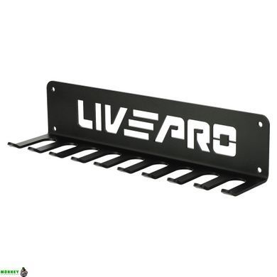 Кронштейн настінний для скакалок та петель LiveUp LP8817 чорний