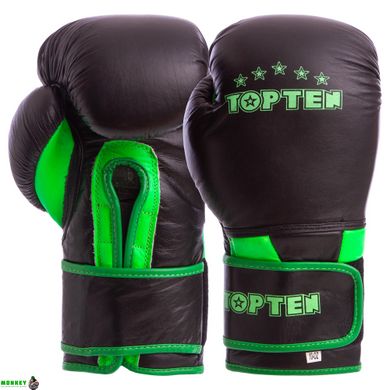 Боксерські рукавиці шкіряні TOP TEN MA-6756 10-14 унцій кольори в асортименті