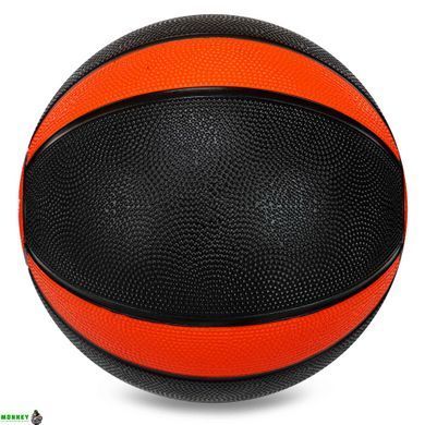 М'яч медичний медбол Zelart Medicine Ball FI-5122-3 3кг чорний-червоний