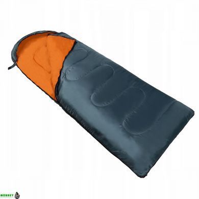 Спальный мешок (спальник) одеяло SportVida SV-CC0065 +2 ...+21&deg;C R Navy Green/Orange