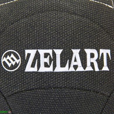 Мяч набивной для кросфита волбол WALL BALL Zelart FI-7224-10 10кг черный