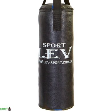 Мешок боксерский Цилиндр LEV LV-2806 высота 65см черный
