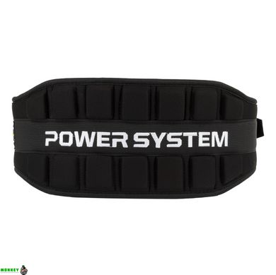 Неопреновий пояс для важкої атлетики Power System Neo Power PS-3230 Black/Yellow XL