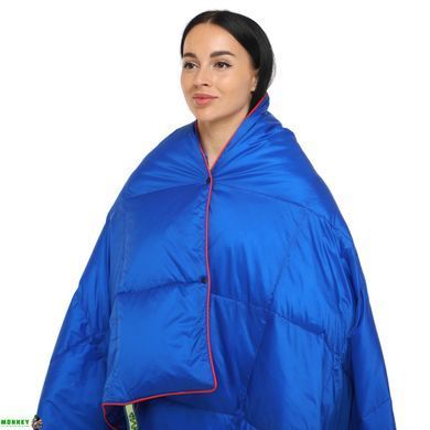 Туристична ковдра PUFFY DOWN BLANKET 4Monster C-BKR-203 Синій (Нейлон 820D380T, качиний пух, покриття W, R водонепроник., р-р 137x203см, t -20 до 0)