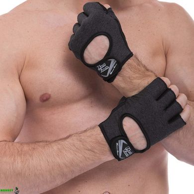 Перчатки для фитнеса и тренировок HARD TOUCH FG-001 XS-L черный