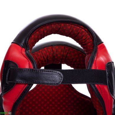 Шолом боксерський з бампером шкіряний UFC PRO UHK-75062 S чорний