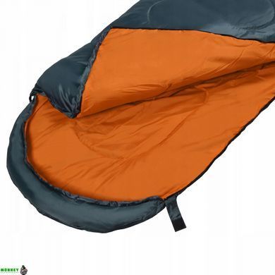 Спальный мешок (спальник) одеяло SportVida SV-CC0065 +2 ...+21&deg;C R Navy Green/Orange