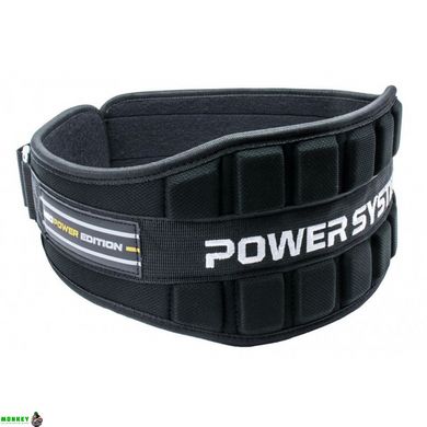Неопреновий пояс для важкої атлетики Power System Neo Power PS-3230 Black/Yellow XL