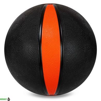 М'яч медичний медбол Zelart Medicine Ball FI-5122-3 3кг чорний-червоний