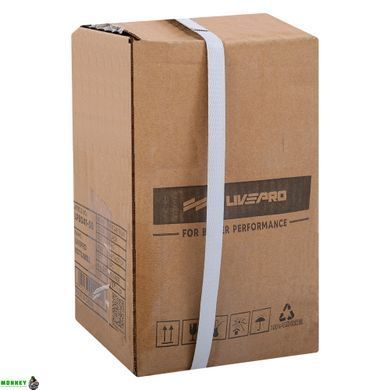 Гиря тренировочная цельная чугунная окрашенная LiveUp LP8041-8 вес 8кг черный