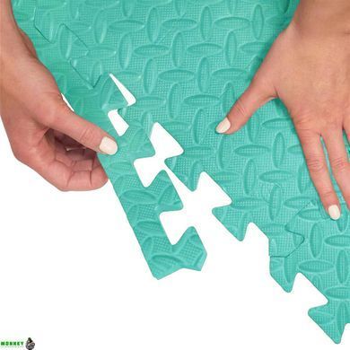 Мат-пазл (ласточкин хвост) Cornix Mat Puzzle EVA 120 x 120 x 1 cм XR-0234 Mint