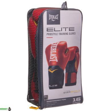 Боксерські рукавиці EVERLAST PRO STYLE ELITE P00001200 16 унцій червоний-чорний