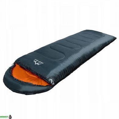 Спальный мешок (спальник) одеяло SportVida SV-CC0065 +2 ...+21&deg;C R Navy Green/Orange