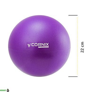 М'яч для пілатесу, йоги, реабілітації Cornix MiniGYMball 22 см XR-0225 Purple