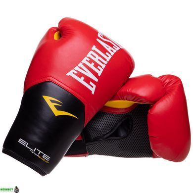 Боксерські рукавиці EVERLAST PRO STYLE ELITE P00001200 16 унцій червоний-чорний
