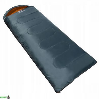 Спальный мешок (спальник) одеяло SportVida SV-CC0065 +2 ...+21&deg;C R Navy Green/Orange