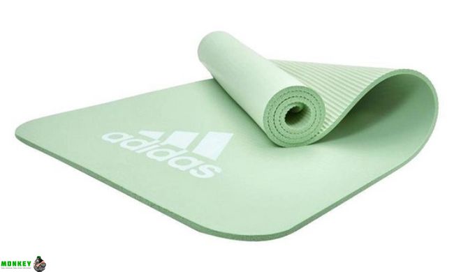 Килимок для фітнесу Adidas Fitness Mat зелений Уні 183 х 61 х 1 см