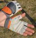 Рукавички для фітнесу MadMax MFG-850 Crazy Grey/Orange L