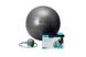 М'яч для фітнесу PowerPlay 4003 75 см Темно-сірий