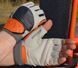 Рукавички для фітнесу MadMax MFG-850 Crazy Grey/Orange L