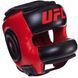 Шолом боксерський з бампером шкіряний UFC PRO UHK-75062 S чорний