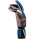 Перчатки вратарские SOCCERMAX GK-023 размер 8-10 синий-черный