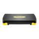 Степ-платформа 2-ступінчаста 4FIZJO 69 х 28 х 10-15 см Black/Yellow (P-5907739310408)
