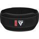 Пояс для тяжелой атлетики RDX RX5 Double Belt неопреновый Black M
