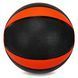 М'яч медичний медбол Zelart Medicine Ball FI-5122-3 3кг чорний-червоний