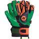 Перчатки вратарские SOCCERMAX GK-001 9 размер салатовый-оранжевый
