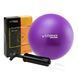 М'яч для пілатесу, йоги, реабілітації Cornix MiniGYMball 22 см XR-0225 Purple