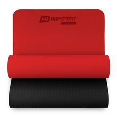 Мат для фітнесу та йоги Hop-Sport TPE 0,6см HS-T006GM червоний