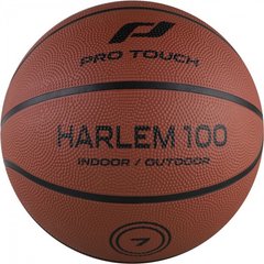 М'яч баскетбольний PRO TOUCH Harlem 100 коричневий, чорний Уні 7