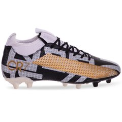 Бути футбольне взуття SP-Sport 202068-1 BLACK/WHITE/GOLD розмір 40-44 (верх-PU, чорний-білий-золотий)