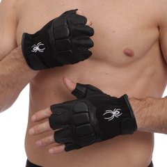 Перчатки для кроссфита и воркаута кожаные SP-Sport SPIDER WorkOut BC-169 размер L-XL черный