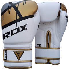 Боксерские перчатки RDX Rex Leather Gold 12 ун.