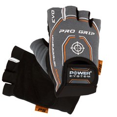 Перчатки для фитнеса и тяжелой атлетики Power System Pro Grip EVO PS-2250E Grey XXL