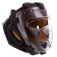 Шлем для единоборств с прозрачной маской FLEX MATSA MA-0719 (р-р М-XL, цвета в ассортименте)