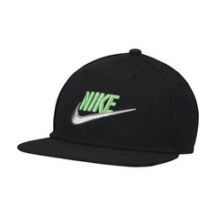 Кепка Nike Y NK PRO CAP FUTURA 4 черный, зеленый MISC