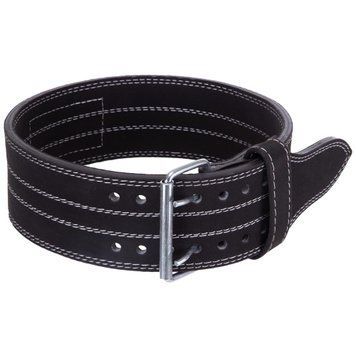 Пояс атлетический кожаный ZELART SB-165150 M ширина-10см черный