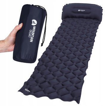 Коврик (каримат) надувной Mountain Goat 190 x 58 x 5 см Navy Blue (P-5905973400893)