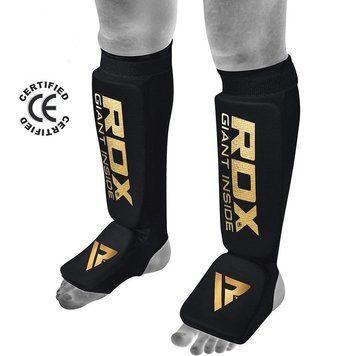Накладки на ноги, захист гомілки RDX Soft Black L