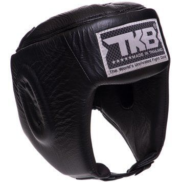 Шлем боксерский открытый кожаный TOP KING Super TKHGSC Черный XL