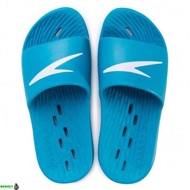 Шлепанцы Speedo SLIDES ONE PIECE JU голубой, белый Дет 28