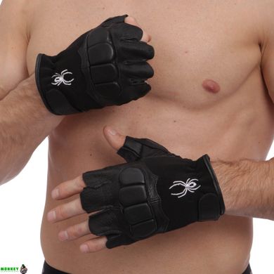 Перчатки для кроссфита и воркаута кожаные SP-Sport SPIDER WorkOut BC-169 размер L-XL черный