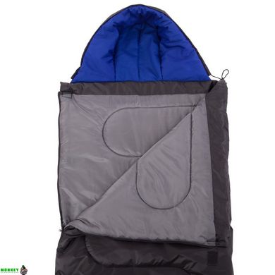 Спальный мешок одеяло с капюшоном правосторонний CHAMPION Турист SY-4733-R цвета в ассортименте