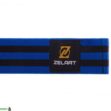 Ремни для сужения кровотока Zelart TA-7808 2шт ширина 5см, размер регулируемый синий